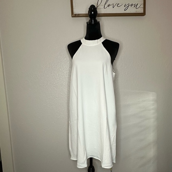 NWT Revolve Three Eighty Two halter dress- med- white - Picture 1 of 5